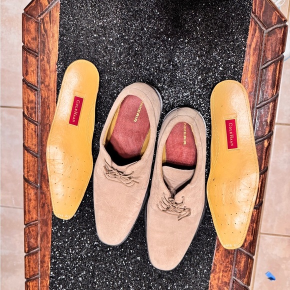 Cole Haan Tan Leather Oxfords Timeless Style - Picture 6 of 14